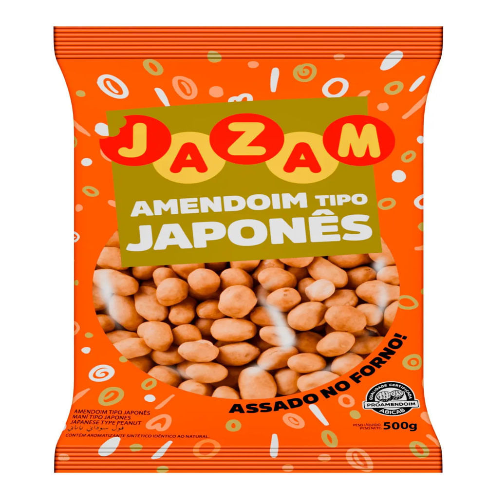 Amendoim Tipo Japonês 500g Jazam