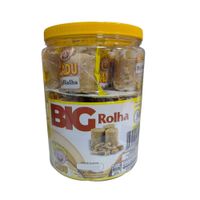 Paçoca Big Rolha 20 Unidades Pote 1,020kg Cadu Doces