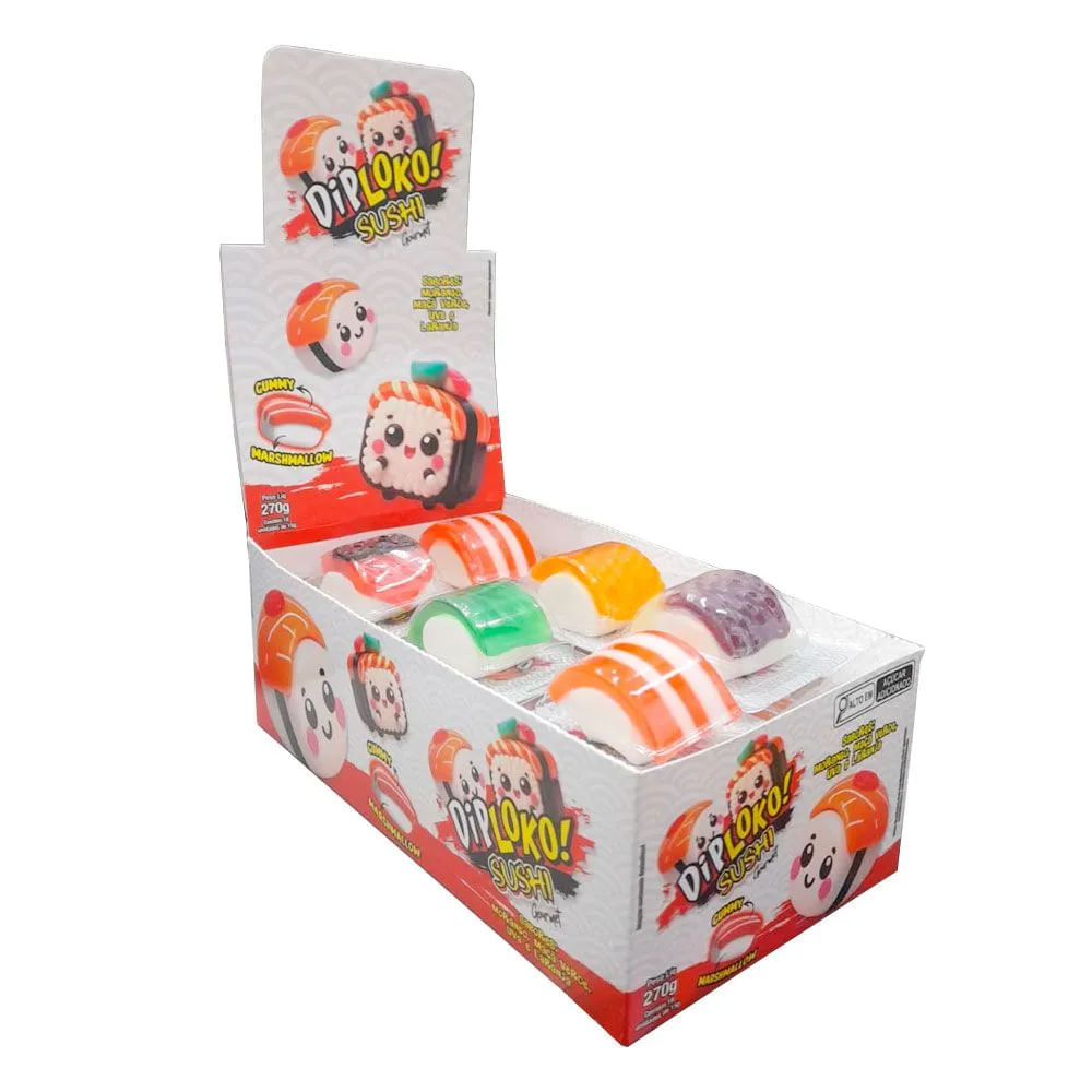 ギ*ン様 SLW Cep50s シェル貼りver SP鮎 Diploko Sushi Gourmet 18x15g Danilla Foods - Colibri Festas