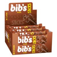 Wafer Recheado Bibs Sticks Avelã 16x32g 512g Neugebauer