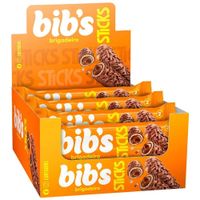 Wafer Recheado Bibs Sticks Brigadeiro 16x32g 512g Neugebauer