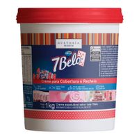 Creme Para Cobertura E Recheio 7 Belo Espatulável 1kg Mec3