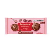 Chocolate Profissional Ao Leite Barra 1,01kg Sicao