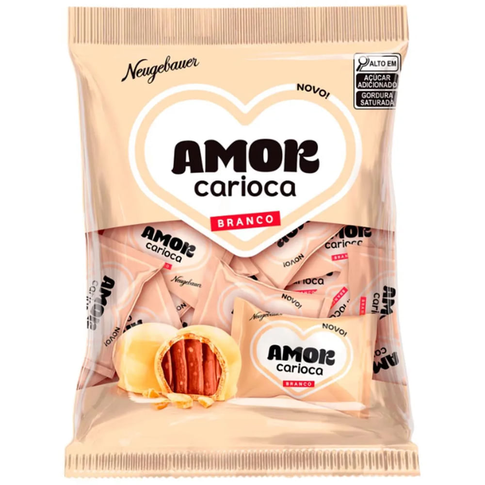 Bombom Amor Carioca Branco 500g - Neugebauer