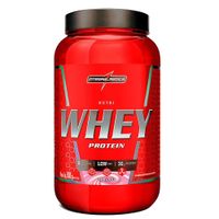Nutri Whey Protein Morango 900g Integralmedica