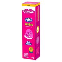 Gel Dental Com Flúor Carmed Beijos Fini 70g Cimed