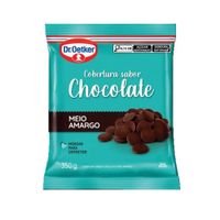Cobertura Sabor Chocolate Meio Amargo Moeda 350g Dr. Oetker