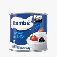 Creme De Leite 20% De Gordura Lata 300g Itambé