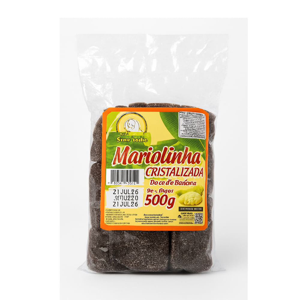 Doce De Banana Mariolinha Cristalizada 500g Santa Luzia