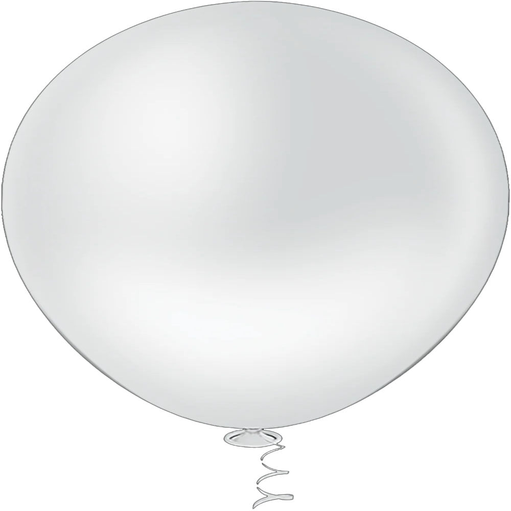 Encontraproduto.com.br - Balão Redondo Branco Tamanho 5 c/50 - Pic Pic