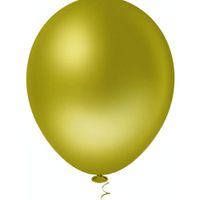 Balão Linha Redondos Liso N05 Verde Oliva 50un Pic Pic