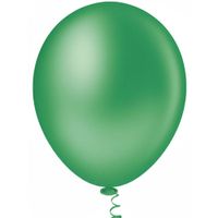 Balão Linha Redondos Liso N05 Verde 50un Pic Pic