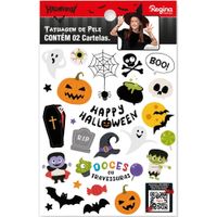 Tatuagem De Pele Halloween 2 Cartela Regina