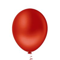 Balão Linha Redondos Liso N05 Vermelho Romã 50un Pic Pic