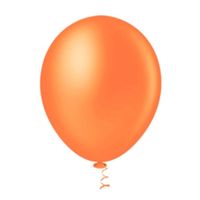Balão Linha Redondos Liso N05 Laranja 50un Pic Pic