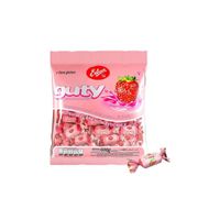 Bala Mastigável Gutty Morango 500g Erlan