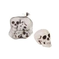 Kit De Crânio Halloween 5cm Com 6 Unidades Cromus