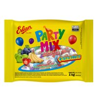 Bala Mastigável Party Mix Sortida 1kg Erlan