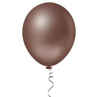 Balão Linha Granfesta Liso N9 Marrom 50un Pic Pic