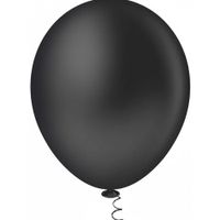 Balão Linha Granfesta Liso N9 Preto 50un Pic Pic