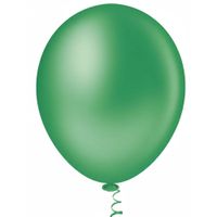 Balão Linha Granfesta Liso N9 Verde 50un Pic Pic