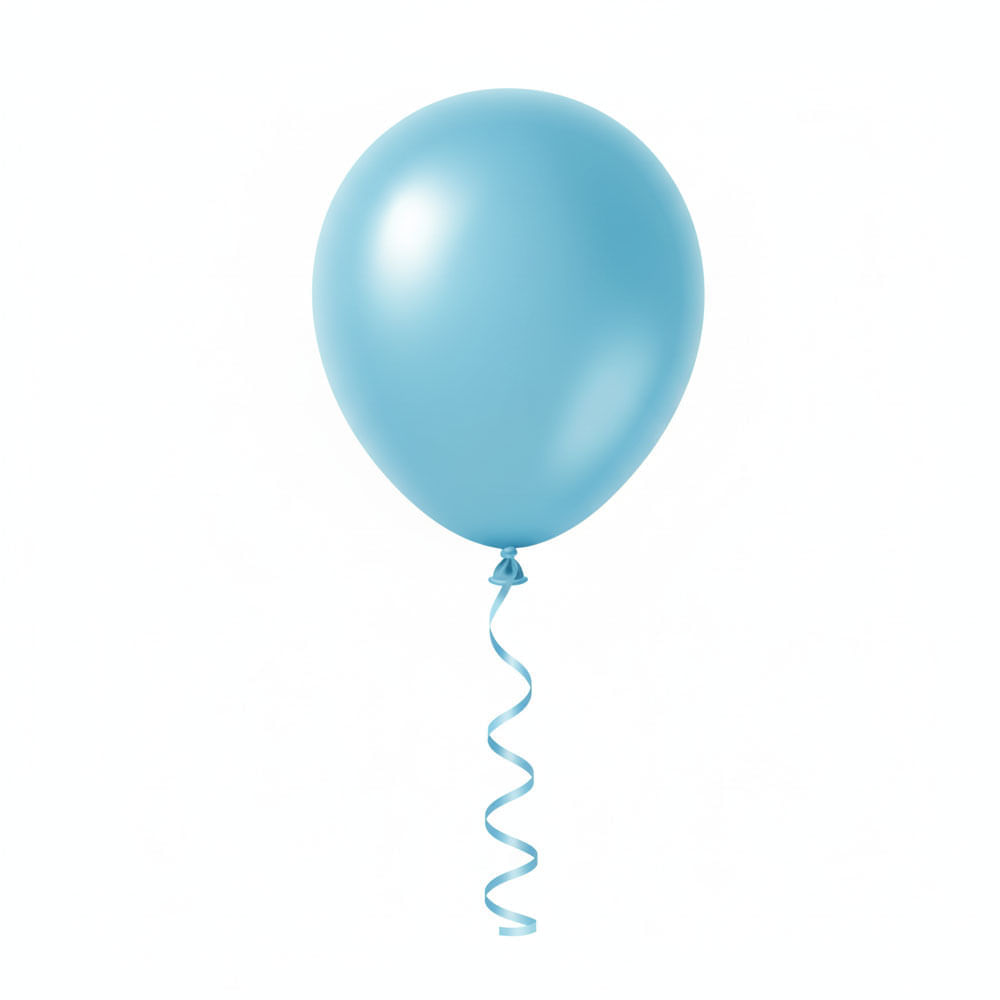 Encontraproduto.com.br - Balão GranFesta Redondo Tamanho 9 Azul Claro c/50 - Pic Pic