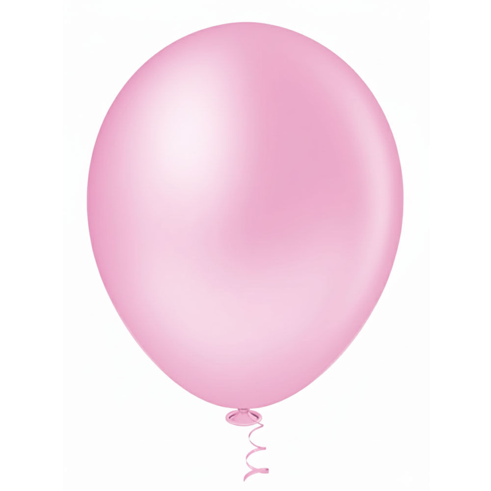 Encontraproduto.com.br - Balão GranFesta Redondo Tamanho 9 Rosa Bebê c/50 - Pic Pic