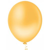 Balão Linha Granfesta Liso N9 Amarelo Papaya 50un Pic Pic