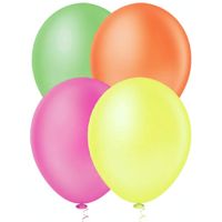 Balão Linha Neon Liso N5 Sortido 50un Pic Pic