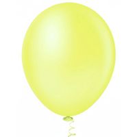 Balão Linha Neon Liso N9 Amarelo 25un Pic Pic