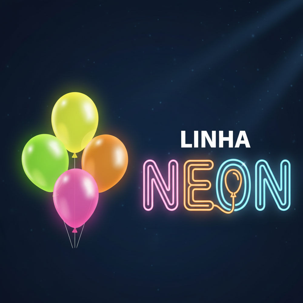 Encontraproduto.com.br - Balão Redondo Neon Rosa Tamanho 9 c/25 - Pic Pic