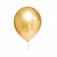 Balão Linha Platino Liso N5 Ouro 25un Pic Pic