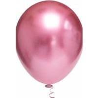 Balão Linha Platino Liso N5 Rosa 25un Pic Pic