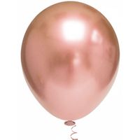 Balão Linha Platino Liso N5 Rose Gold 25un Pic Pic