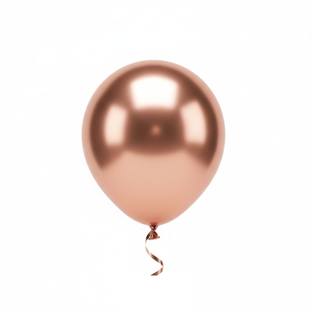 Balão Linha Platino Liso N9 Bronze 25un Pic Pic