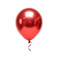 Balão Linha Platino Liso N9 Vermelho 25un Pic Pic