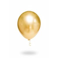 Balão Linha Platino Liso N16 Ouro 12un Pic Pic