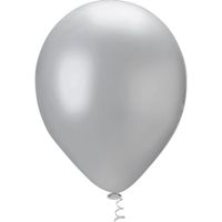Balão Linha Pérola Liso N9 Prata 25un Pic Pic