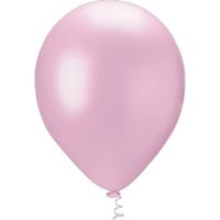Balão Linha Pérola Liso N9 Rosa Candy 25un Pic Pic
