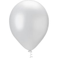 Balão Linha Pérola Liso N16 Branco 12un Pic Pic