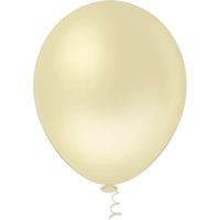 Balão Linha Candy Liso N9 Amarelo 50un Pic Pic