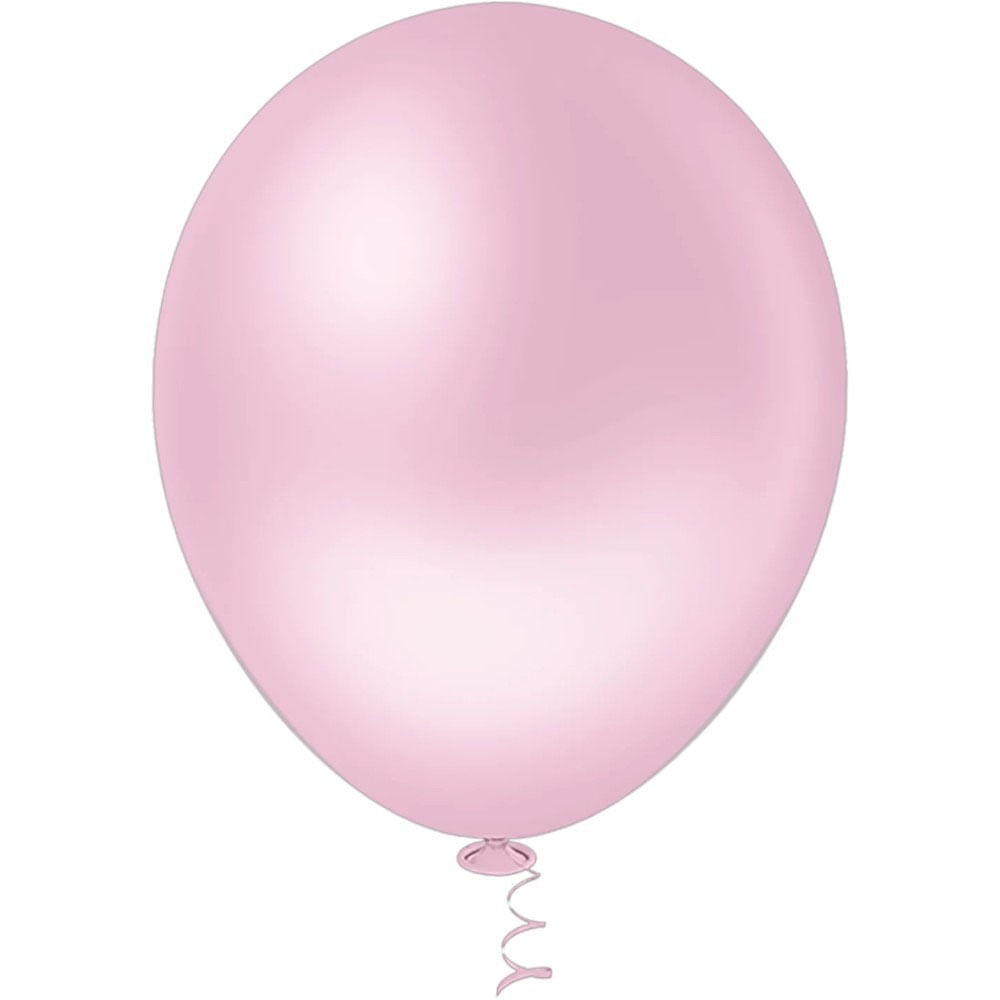 Encontraproduto.com.br - Balão Redondo Candy Rosa Tamanho 9 c/50 - Pic Pic