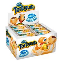 Chocolate Tortuguita Branco Com Recheio Sabor Chocolate Display 372g Arcor