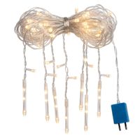 Pisca Pisca Cascata 100 Lâmpadas Led 8 Funções Branco Quente 127v Wincy Natal