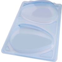 Forma Para Chocolate Ovo Liso Casca Fina Cod 3689 750g Bwb