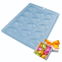 Forma Para Chocolate Simples Ovo Liso Cod 10582 20g Bwb