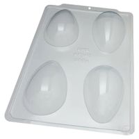 Forma Para Chocolate Simples Ovo Liso Sp 141 Cód 3626 250g Bwb