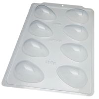 Forma Para Chocolate Simples Ovo Liso Sp 140 Cód 3625 100g Bwb