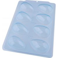Forma Para Chocolate Simples Ovo Liso Cód 3624 150g Bwb