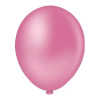 Balão Linha Redondos Liso N16 Rosa Forte 12un Pic Pic